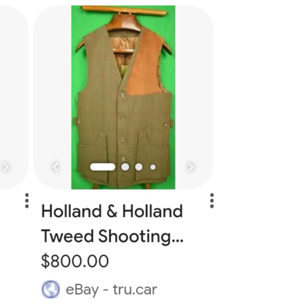 ๐Sale๐๐ฅHolland &Holland London Suede Vintage Vest - Picture 11 of 11